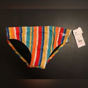 Speedo Vibe striped swim brief